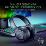 هدست ریزر kraken X Essential مشکی - Image 4